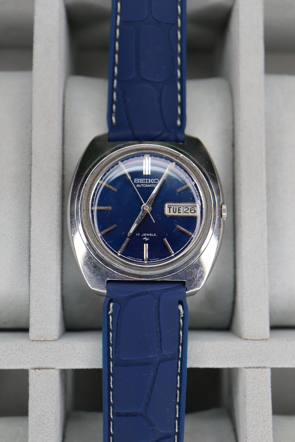 Seiko Vintage Automatic Blue Dial
