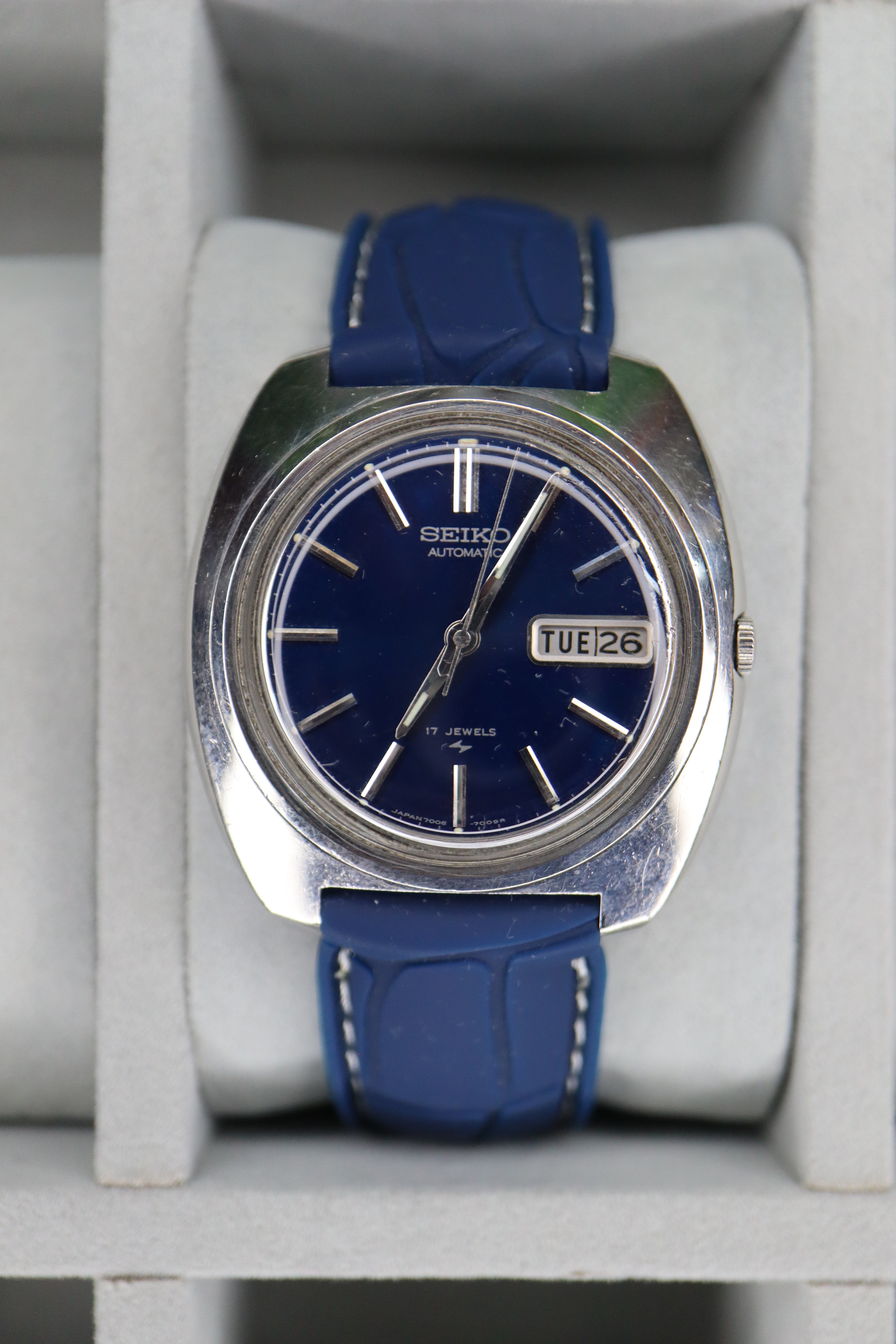 Seiko Vintage Automatic Blue Dial